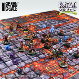 Fantasy Football Neoprene Mat compatible with Blood Bowl 2nd edition | Blood Bowl compatible