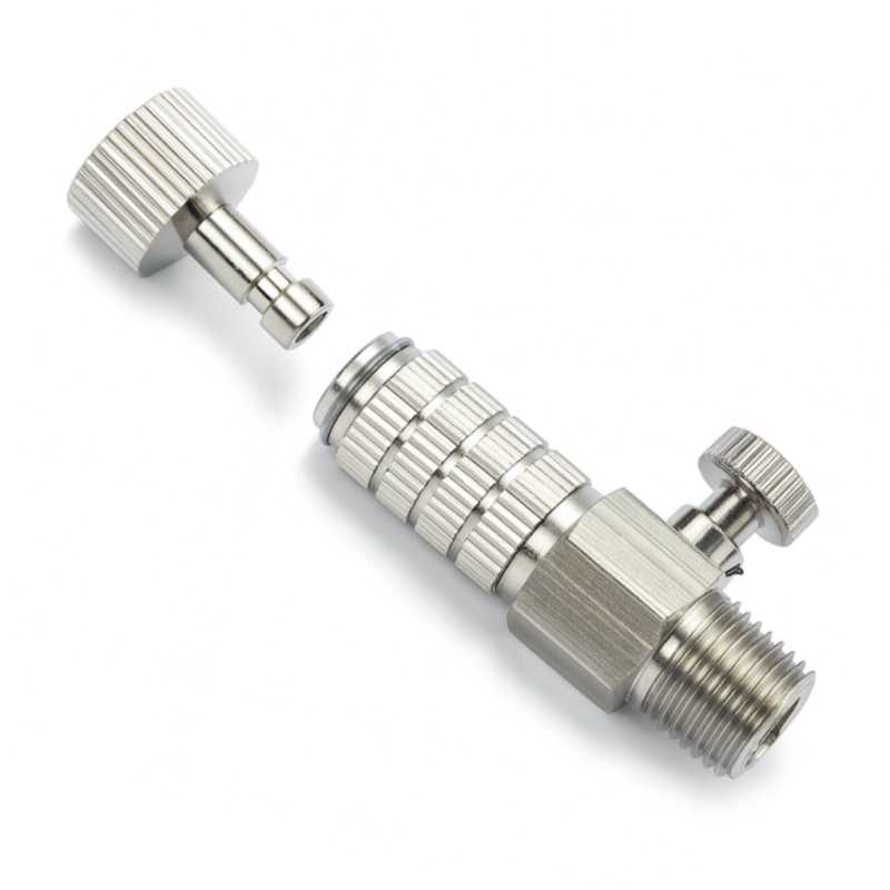 QuickRelease Adaptor with Air Flow Control 1/8 | Airbrushing