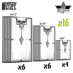 Set di trasparenti Glasspack Footprints WTC - 10a edizione compatibili con Warhammer 40 000 | 40k Footprints