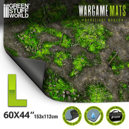 Neoprene Mat 44x60" Boneblight Marsh
