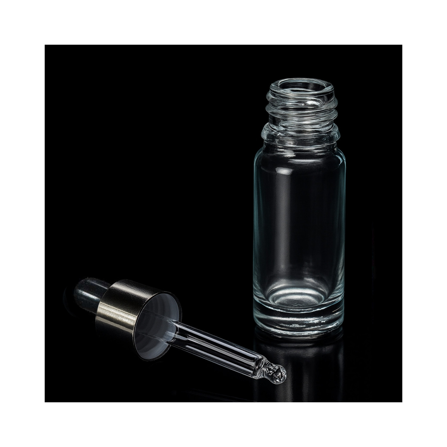 barattolo in Vetro vuoto con Pipetta