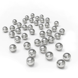 Paint mixing balls made of rust-resistant stainless steel
