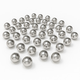 Paint mixing balls made of rust-resistant stainless steel