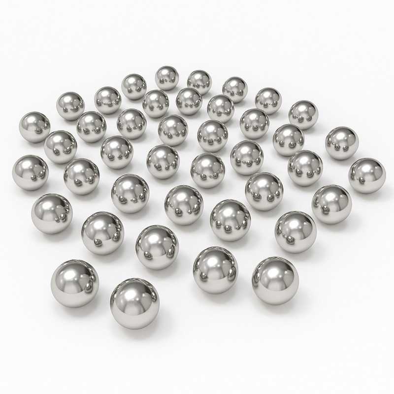 Paint mixing balls made of rust-resistant stainless steel