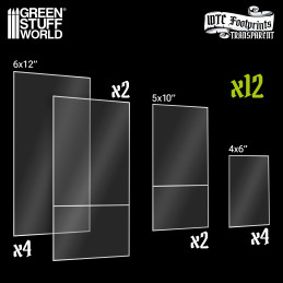 Glasspack Footprints Básicos Wh40k compatibles Glasspack Footprints Básicos Wh40k compatibles