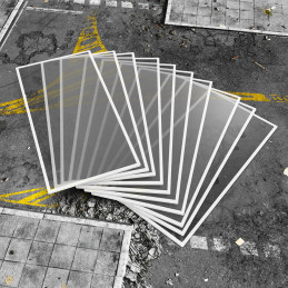 Basic WTC Glasspack Footprints compatible with Warhammer 40k