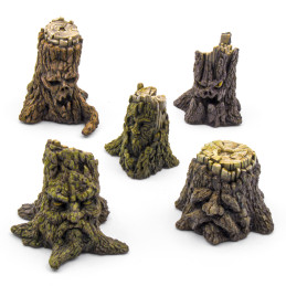 Souches d'arbres enchantées | Souches