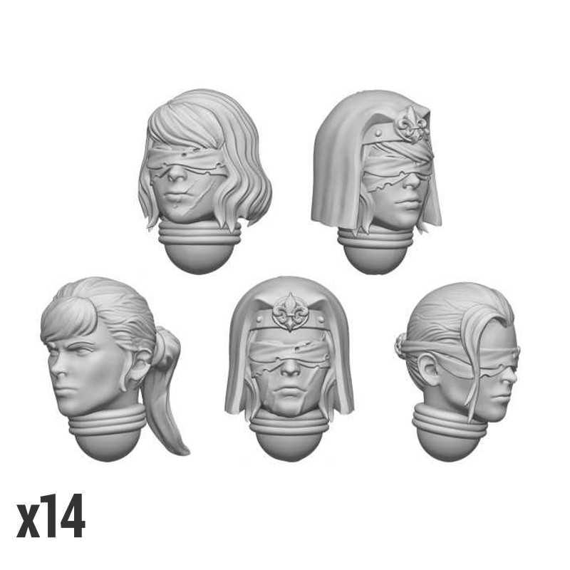 DakkaDakka - Battle Sisters® of Repentance Penitence Heads