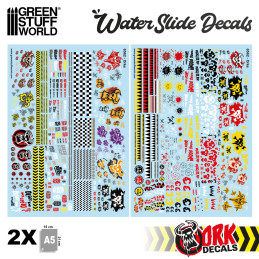 Decals ad acqua Orchi | Decalcomanie con simboli Ork