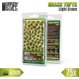 Touffes d'herbe - Tuft 6mm - Vert clair Touffes d'herbe - Tuft 6mm - Vert clair