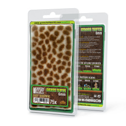 Touffes d'herbe - Tuft 6mm - Brun Sec