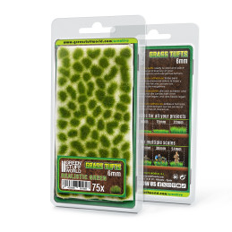 Touffes d'herbe - Tuft 6mm - Vert Réaliste