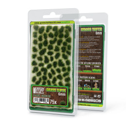 Touffes d'herbe - Tuft 6mm - Vert Foncée