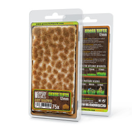 Touffes d'herbe - Tuft 12mm - Brun Sec