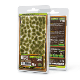 Touffes d'herbe - Tuft 12mm - Vert Sec