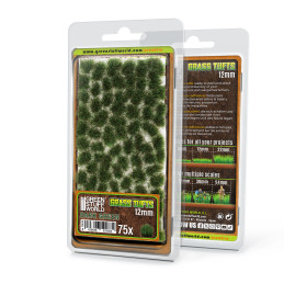 Touffes d'herbe - Tuft 12mm - Vert Foncée