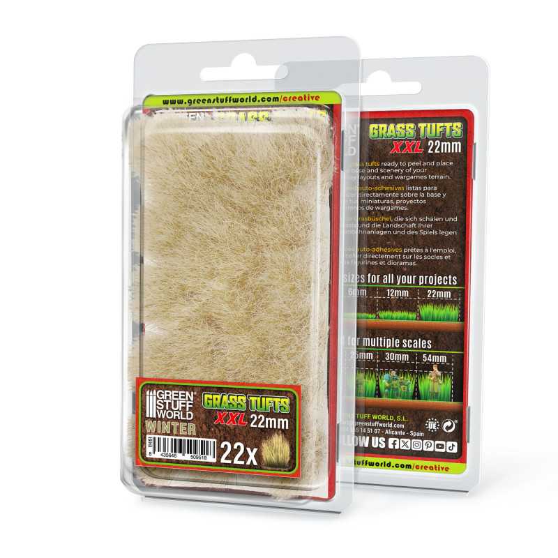 Grass TUFTS XXL - 22mm self-adhesive - WINTER | Grass Tufts 22mm