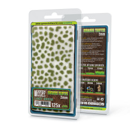 Static Grass Tufts 2 mm - Light Green