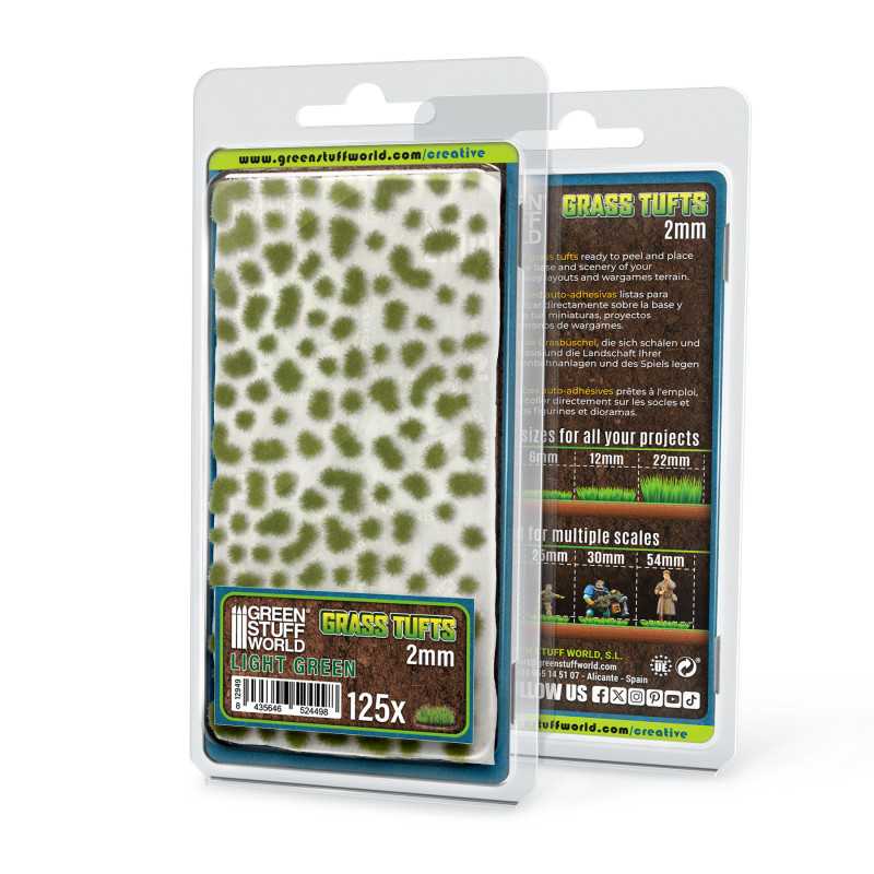 Matas Césped - Tufts 2 mm - Verde Claro | Mechones Césped Matas Césped - Tufts 2 mm - Verde Claro | Mechones Césped
