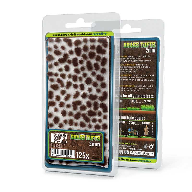 Static Grass Tufts 2 mm - Burnt Brown Static Grass Tufts 2 mm - Burnt Brown