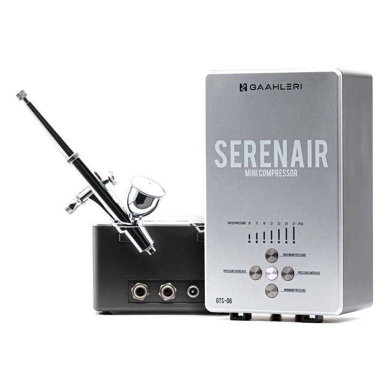 Kit aérographe Gaahleri avec compresseur Serenair Kit aérographe Gaahleri avec compresseur Serenair
