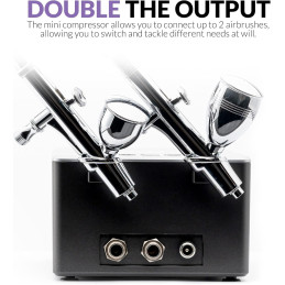 Gaahleri Serenair Airbrush-Set mit Kompressor