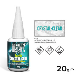 Colle acrylique Crystal Glue à forte adhérence, sans voile ni résidu
