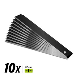 Pack 10x Cuchillas NEGRAS 9mm