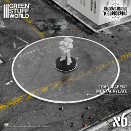 Gabarits d'objectif 40k transparents compatibles avec Warhammer 40k Gabarits d'objectif 40k transparents compatibles avec Warhammer 40k