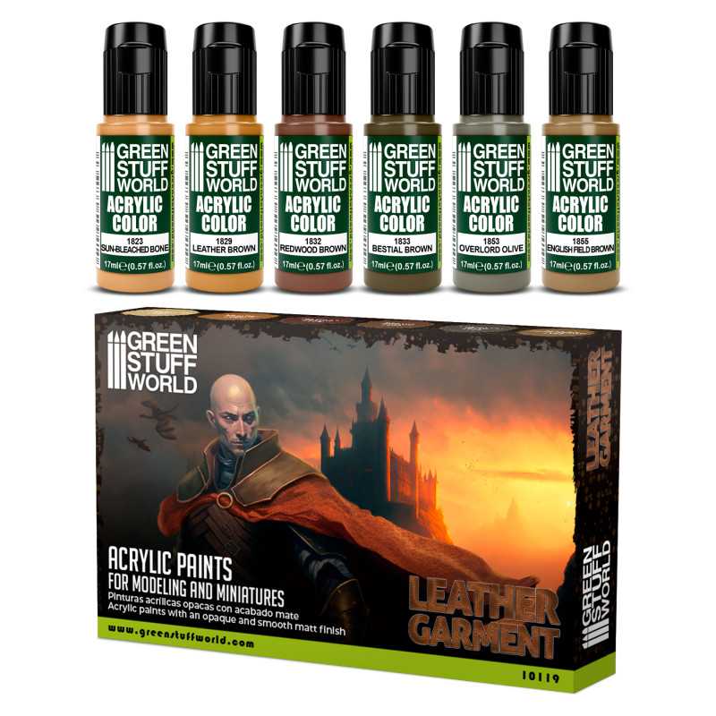 Paint Set - Leather Brown | Model Paint Sets Paint Set - Leather Brown | Model Paint Sets