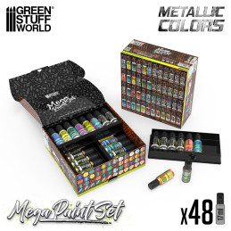Metallics Mega Paint Set | Model Paint Sets