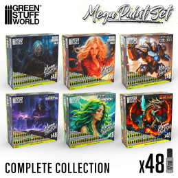 Metallics Mega Paint Set | Model Paint Sets