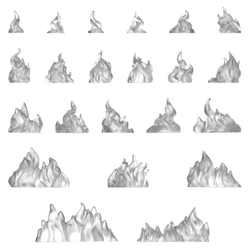 Efectos Mágicos – Llamas de fuego grandes. Llamas de fuego de resina para miniaturas y Wargames Efectos Mágicos – Llamas de fuego grandes. Llamas de fuego de resina para miniaturas y Wargames