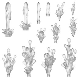 Efectos Mágicos – Chorros tóxicos. Conjuros mágicos de resina para miniaturas y Wargames