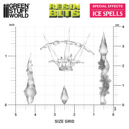 Efectos Mágicos – Conjuros de hielo. Conjuros mágicos de resina para miniaturas y Wargames Efectos Mágicos – Conjuros de hielo. Conjuros mágicos de resina para miniaturas y Wargames