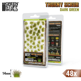 Thorny Scrubs - DARK GREEN | Basing Materials