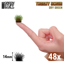 Thorny Scrubs - DRY GREEN | Basing Materials Thorny Scrubs - DRY GREEN | Basing Materials