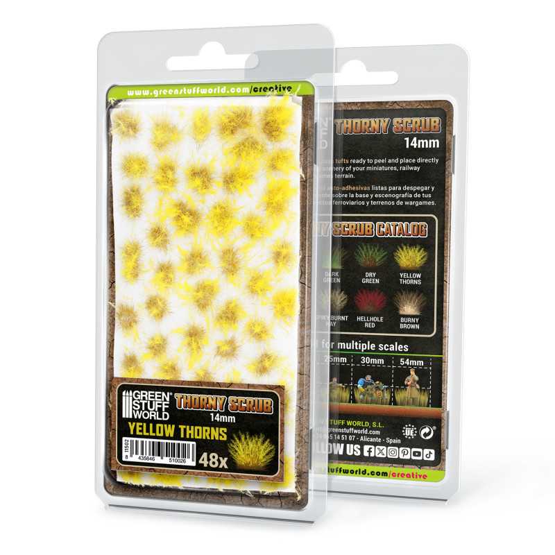 Thorny Scrubs - YELLOW THORNS | Basing Materials Thorny Scrubs - YELLOW THORNS | Basing Materials