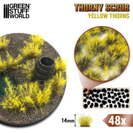 Thorny Scrubs - YELLOW THORNS | Basing Materials Thorny Scrubs - YELLOW THORNS | Basing Materials