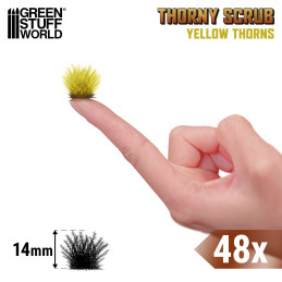 Thorny Scrubs - YELLOW THORNS | Basing Materials Thorny Scrubs - YELLOW THORNS | Basing Materials