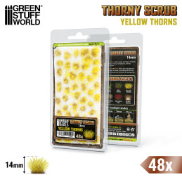 Thorny Scrubs - YELLOW THORNS | Basing Materials Thorny Scrubs - YELLOW THORNS | Basing Materials
