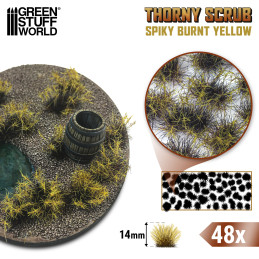 Cespuglio Spinoso - GIALLO BRUCIATO | Vegetazione per modellismo Cespuglio Spinoso - GIALLO BRUCIATO | Vegetazione per modellismo
