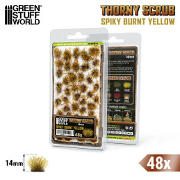 Cespuglio Spinoso - GIALLO BRUCIATO | Vegetazione per modellismo Cespuglio Spinoso - GIALLO BRUCIATO | Vegetazione per modellismo