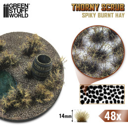 Thorny Scrubs - BURNT HAY | Basing Materials