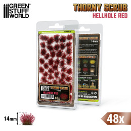 Thorny Scrubs - HELLHOLE RED | Basing Materials Thorny Scrubs - HELLHOLE RED | Basing Materials