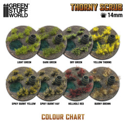 Thorny Scrubs - HELLHOLE RED | Basing Materials Thorny Scrubs - HELLHOLE RED | Basing Materials