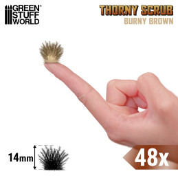 Thorny Scrubs - BURNY BROWN | Basing Materials