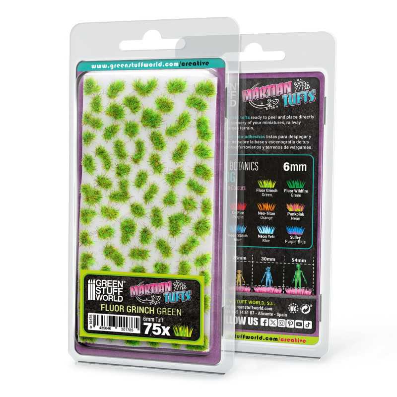 Touffes d'herbe martienne - FLUOR GRINCH GREEN | Touffes Martien Fluorescent Touffes d'herbe martienne - FLUOR GRINCH GREEN | Touffes Martien Fluorescent