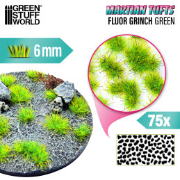Ciuffi Erba Alien - FLUOR GRINCH GREEN | Ciuffi Erba Marciane Fluor