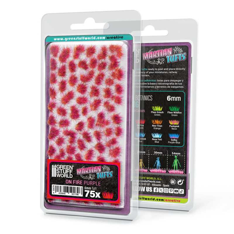Martian Fluor Tufts - ON FIRE PURPLE | Martian Fluor Tufts Martian Fluor Tufts - ON FIRE PURPLE | Martian Fluor Tufts